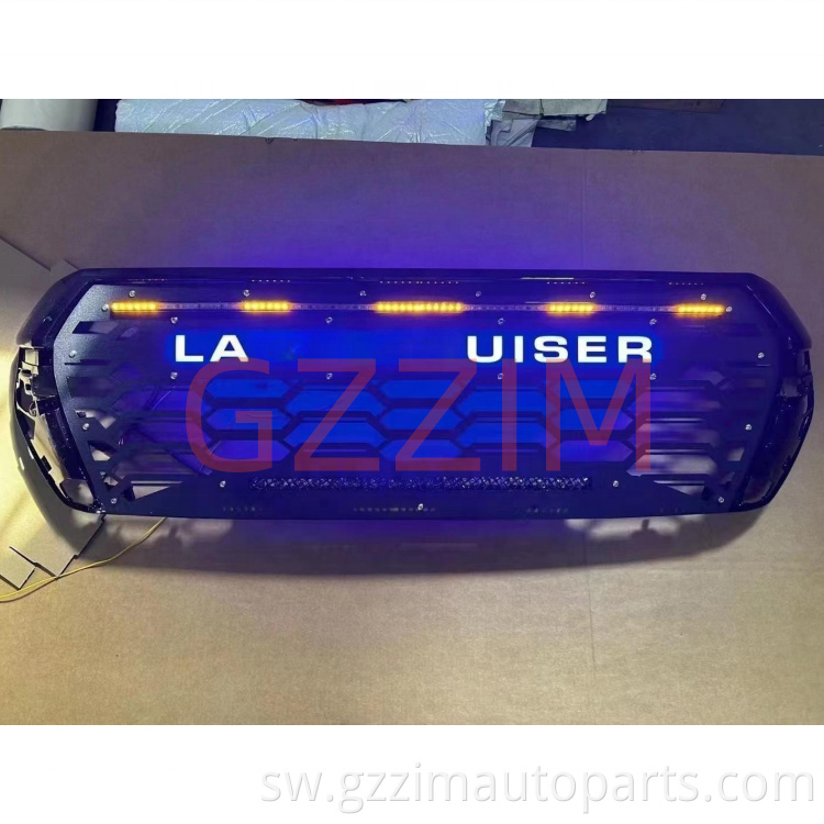 New Grille Car ABS Plastiki Grille Front Grille Fit Kwa Toyota Land Cruiser LC 200